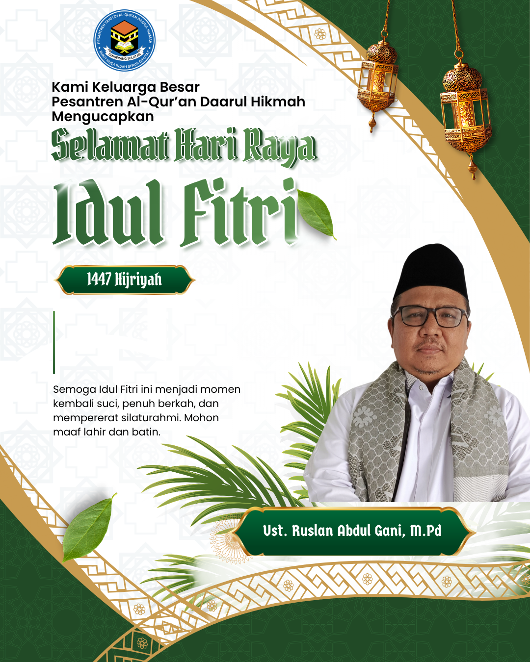 Selamat Hari Raya Iedul Fitri 1 syawal 1447 H / 2026 M